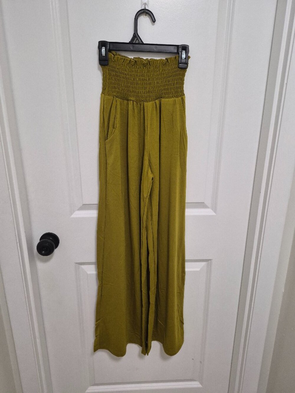 Zenana Pants Size S-XL Olive Mustard
